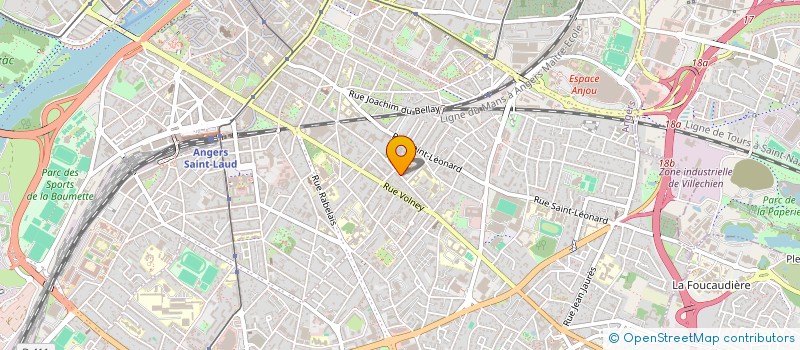 localisation de l'entreprise DRS à ANGERS
