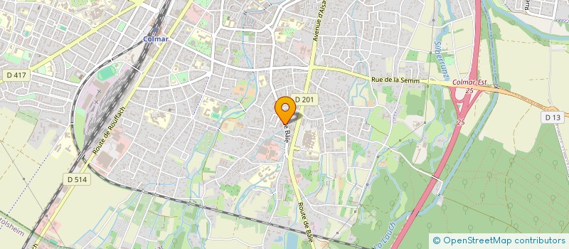 localisation de l'entreprise DRS AMZA  COLMAR