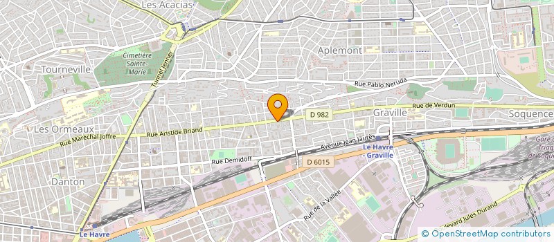 localisation de l'entreprise DRS BAUDOUARD ET ROBERT à LE HAVRE