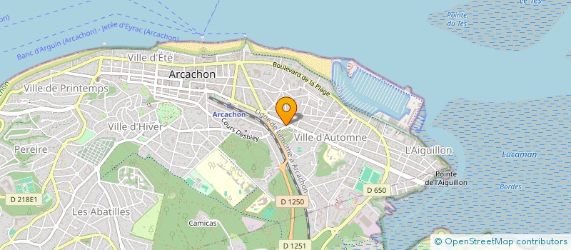 localisation de l'entreprise DRS BENQUET  ARCACHON