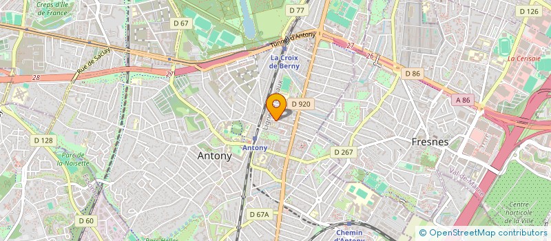 localisation de l'entreprise DRS. BONAN-CHOLLET-GILLION-MOLKHOU à ANTONY