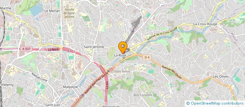 localisation de l'entreprise DRS DALMAS O LOZA J-Y à MARSEILLE