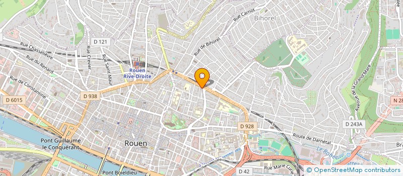 localisation de l'entreprise DRS DELBENDE FLAMENT COURAGE à ROUEN