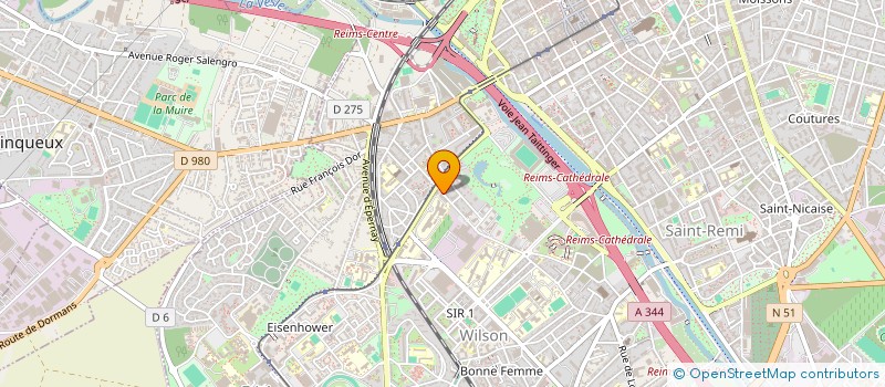 localisation de l'entreprise DRS DUPOUY ROBILIARD  REIMS