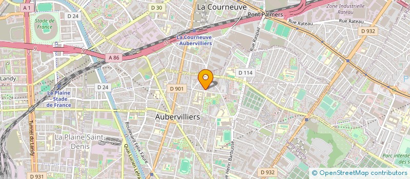 localisation de l'entreprise DRS J BOUSSIB ET A BENAROCH  AUBERVILLIERS