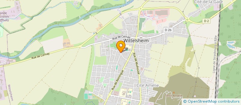 localisation de l'entreprise DRS KNAFEL JEAN-PAUL ET MARIANNE  WITTELSHEIM