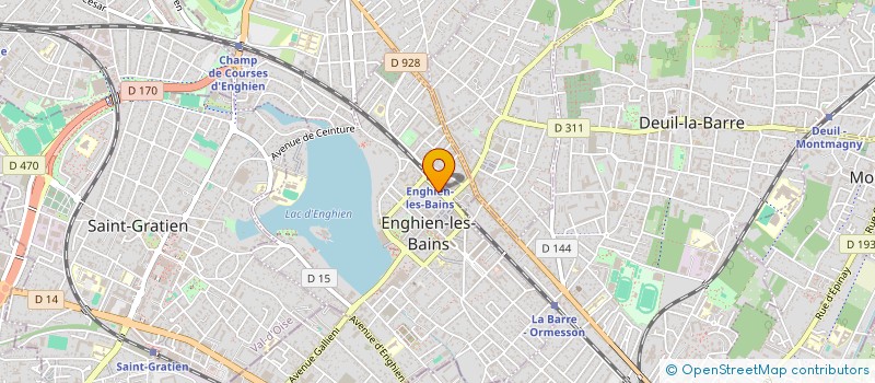 localisation de l'entreprise DRS MAYOU ET GARCIA à ENGHIEN-LES-BAINS
