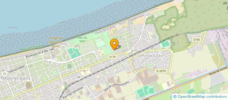 localisation de l'entreprise DRS MENUISERIES à DUNKERQUE