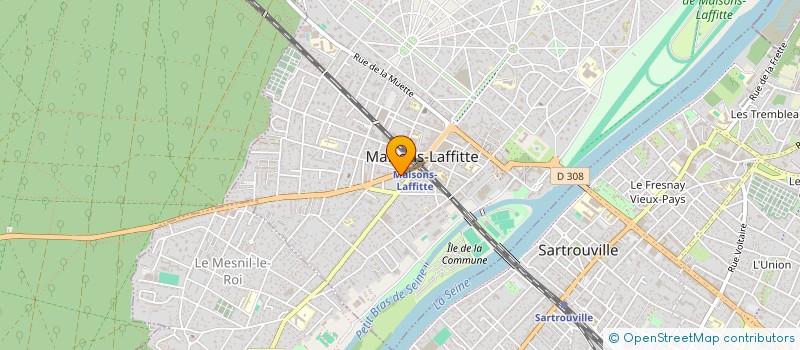 localisation de l'entreprise DRS MOINET AUDIBERT ET RICHERATEAU à MAISONS-LAFFITTE