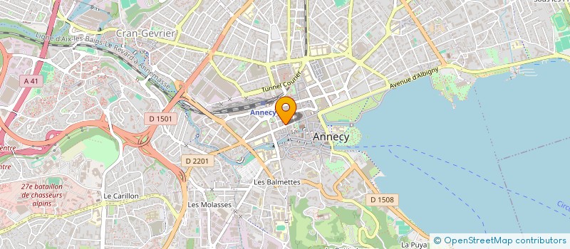 localisation de l'entreprise DRS MORAND Y ET WENDLING F à ANNECY