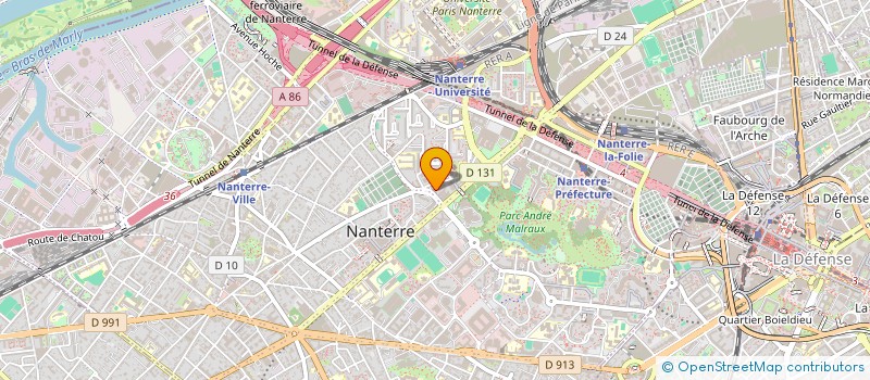 localisation de l'entreprise DRS PHILIPPE GUERIN ET SYLVIE ROUSSEAU à NANTERRE