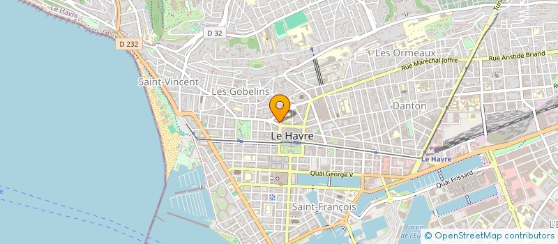 localisation de l'entreprise DRS RAVON ET CHACHATY à LE HAVRE