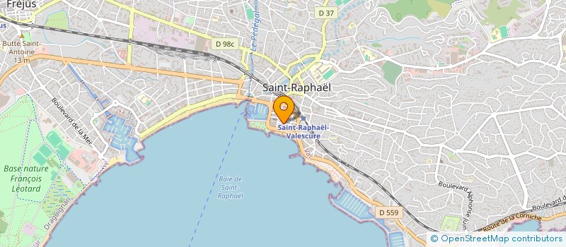localisation de l'entreprise DRS RICATTI GALLAND BUERLE à SAINT-RAPHAEL