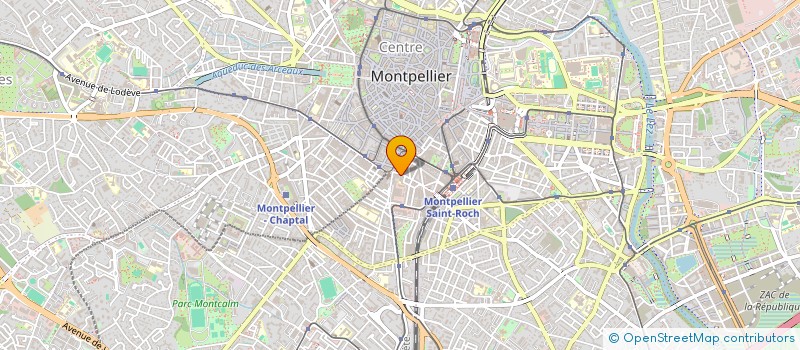 localisation de l'entreprise DRSG COIFFURE à MONTPELLIER
