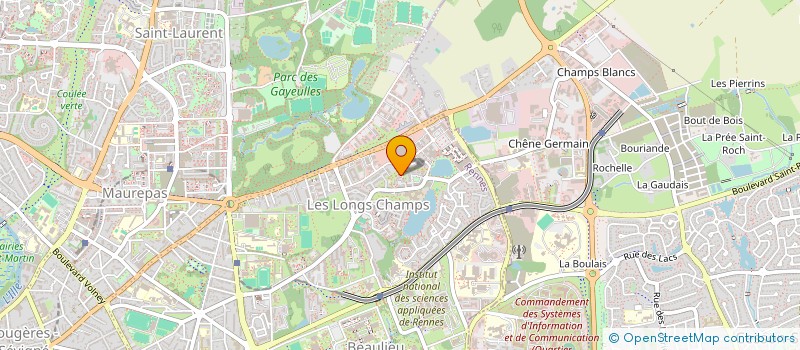 localisation de l'entreprise DRST à RENNES