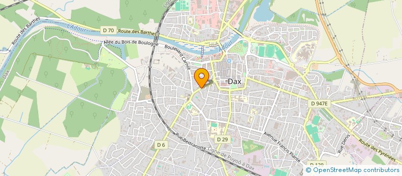 localisation de l'entreprise DRT APPROVISIONNEMENT BIOMASSE à DAX