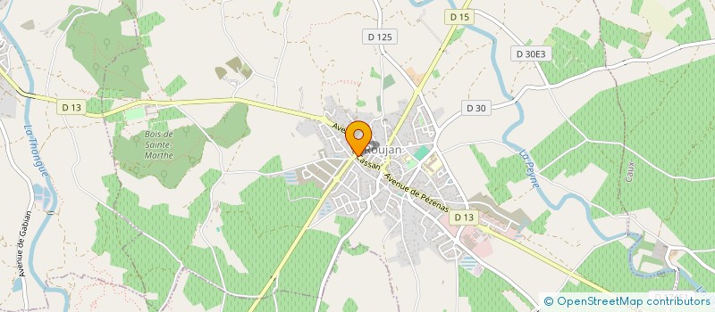 localisation de l'entreprise DRT-BEAUSOLEIL  ROUJAN