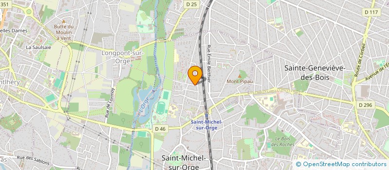localisation de l'entreprise DRT ENVIRONNEMENT à SAINT-MICHEL-SUR-ORGE