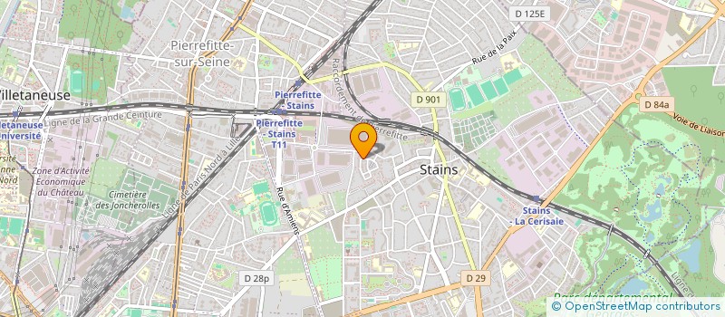 localisation de l'entreprise DRT PLATRERIE  STAINS