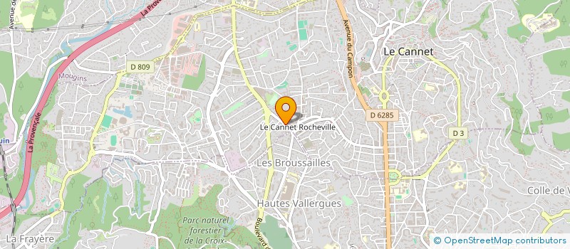 localisation de l'entreprise DRTE à LE CANNET