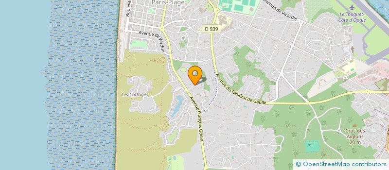 localisation de l'entreprise DRU IMMOBILIER à LE TOUQUET-PARIS-PLAGE