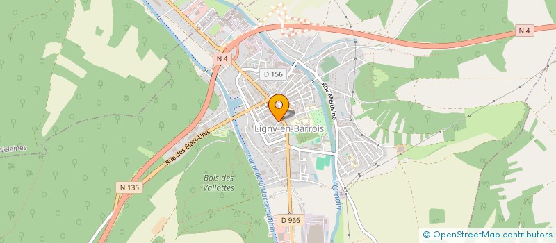 localisation de l'entreprise DRU - RICHARD à LIGNY-EN-BARROIS