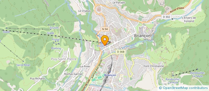 localisation de l'entreprise DRUAIS à BRIANCON