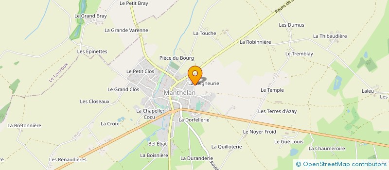 localisation de l'entreprise DRUART ET CIE à LIGUEIL