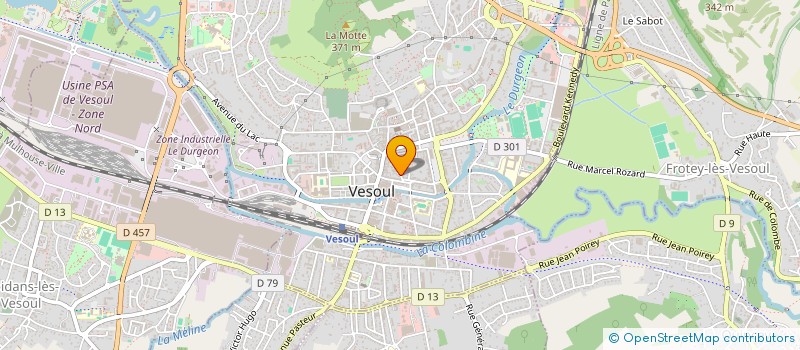 localisation de l'entreprise DRUB à VESOUL