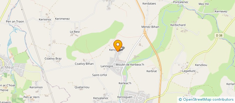 localisation de l'entreprise DRUBINNI MAINTENANCES  BOURG-BLANC