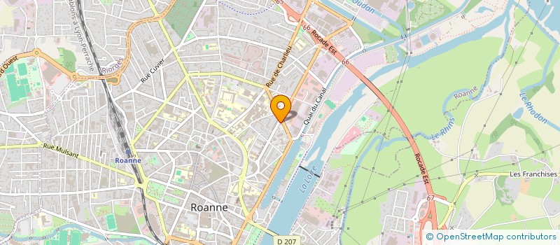 localisation de l'entreprise DRUBRUN à ROANNE