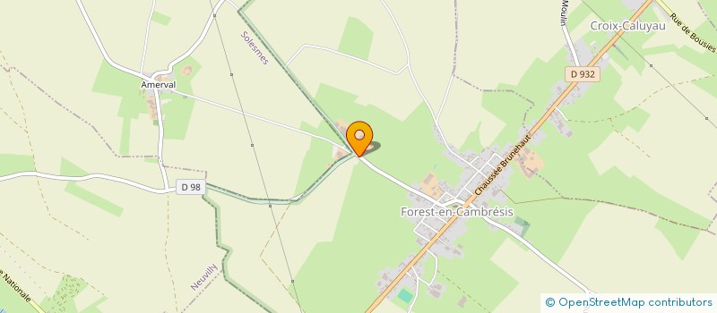 localisation de l'entreprise DRUESNE à FOREST-EN-CAMBRESIS