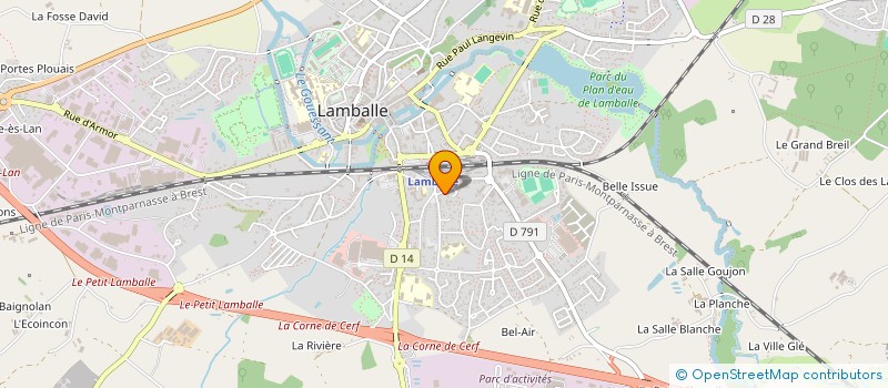 localisation de l'entreprise DRUETTE à LAMBALLE-ARMOR
