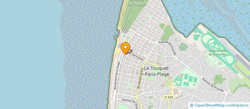 localisation de l'entreprise DRUGSTORE CLUB  LE TOUQUET-PARIS-PLAGE