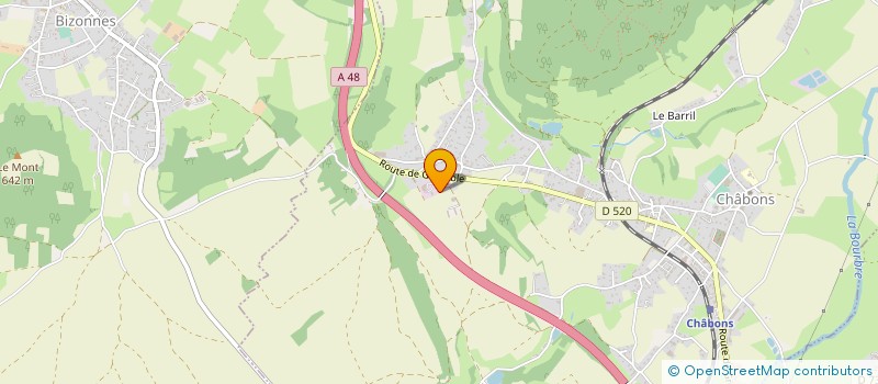 localisation de l'entreprise DRUGUET TAXIS à CHABONS