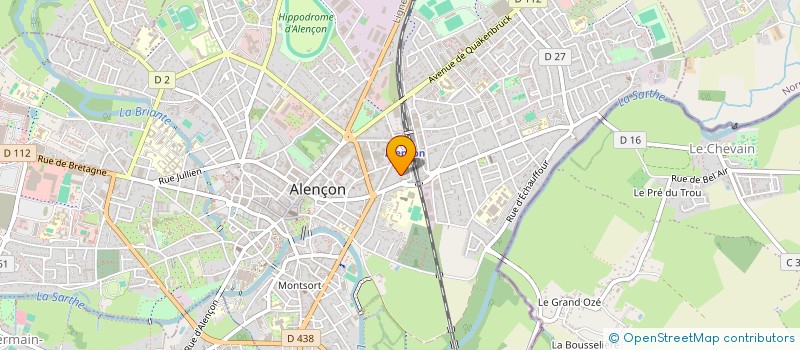 localisation de l'entreprise DRUM'A.D.R. à ALENCON