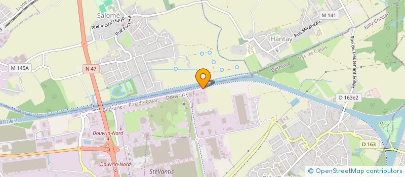 localisation de l'entreprise DRUMDRUM  BILLY-BERCLAU