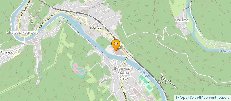 localisation de l'entreprise DRUMEL SA à BOGNY-SUR-MEUSE