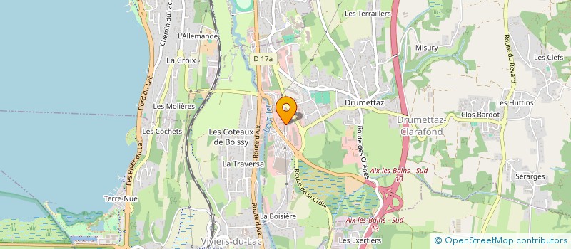 localisation de l'entreprise DRUMETTAZECO à DRUMETTAZ-CLARAFOND