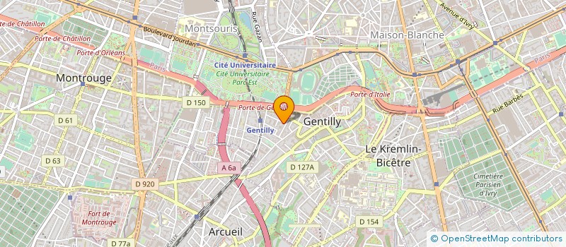 localisation de l'entreprise DRUMZZZ à GENTILLY