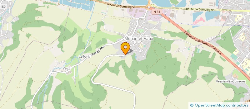 localisation de l'entreprise DRUON  MERCIN-ET-VAUX