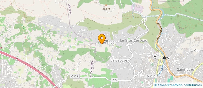 localisation de l'entreprise DRURY ET ASSOCIES à OLLIOULES