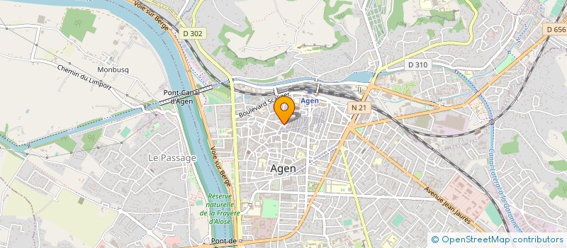 localisation de l'entreprise DRUYER SARL à AGEN