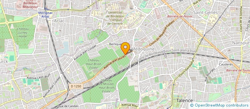 localisation de l'entreprise DRVISIO  PESSAC