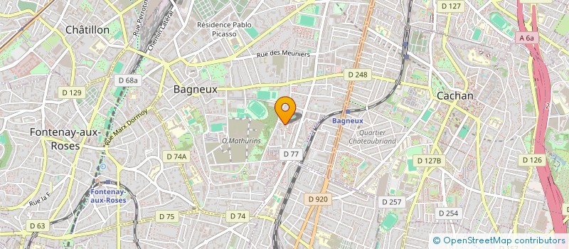 localisation de l'entreprise DRVO ZIVOTA PARIZ - L'ARBRE DE VIE PARIS à BAGNEUX
