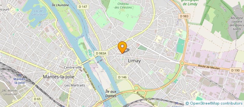 localisation de l'entreprise DRX  LIMAY