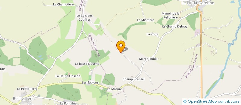 localisation de l'entreprise DRXFG à LE PIN-LA-GARENNE