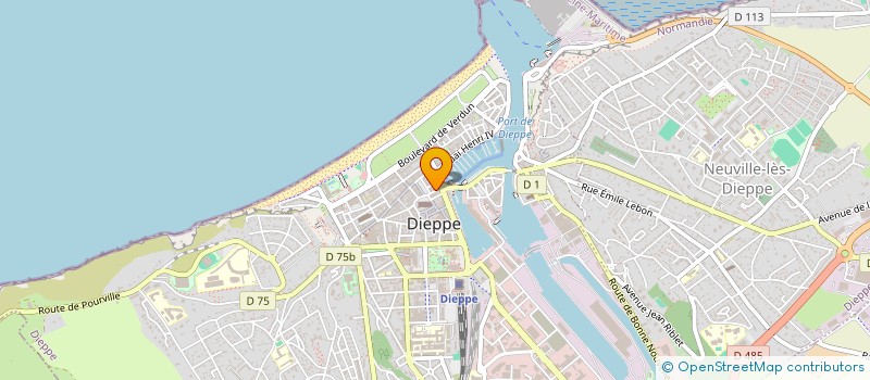 localisation de l'entreprise DRY HOME DECO à DIEPPE