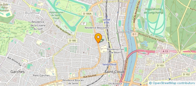 localisation de l'entreprise DRY RUN à SAINT-CLOUD