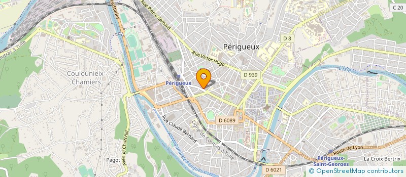 localisation de l'entreprise DRYADE  PERIGUEUX